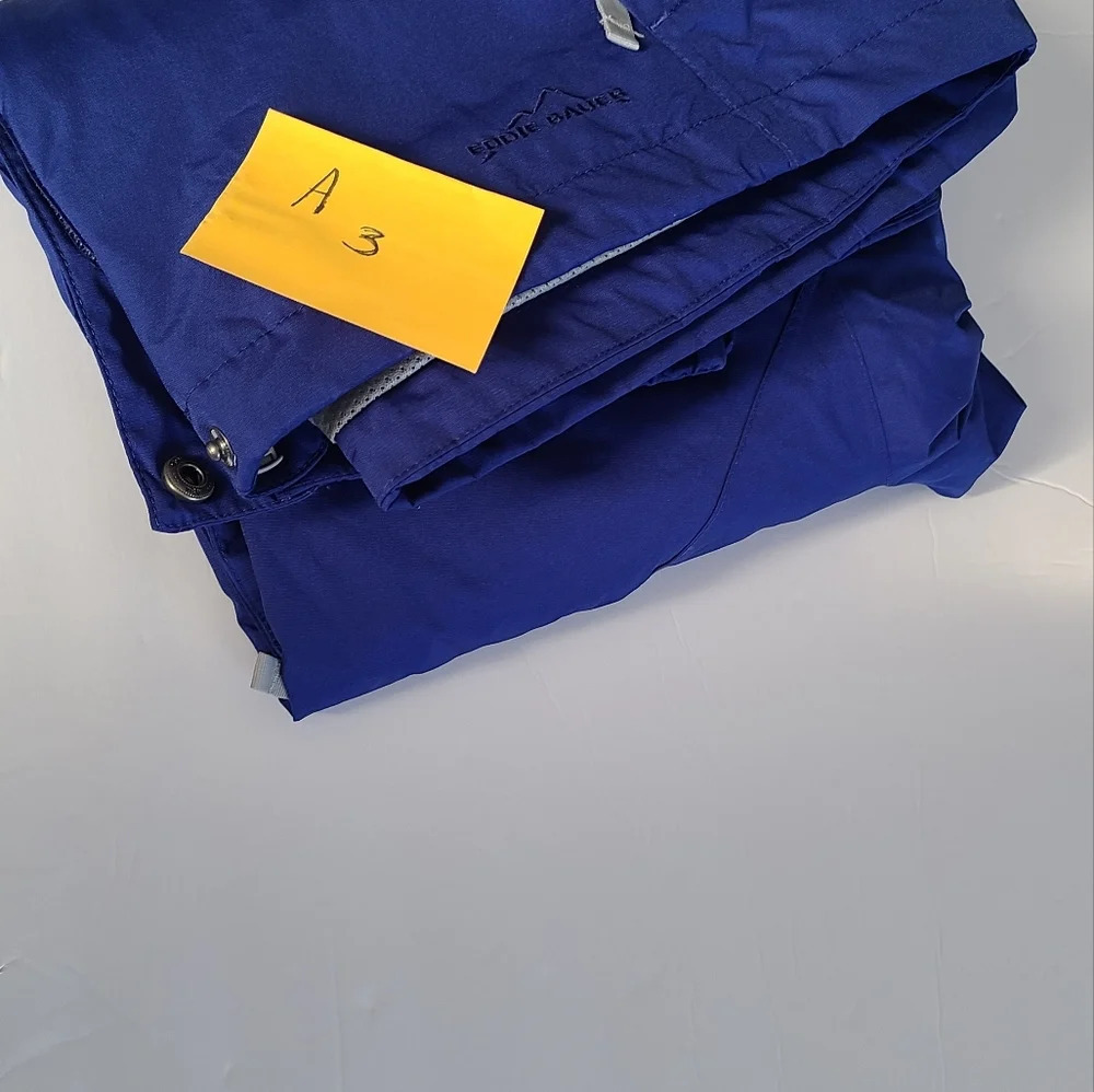 NWOT Eddie Bauer Women's Blue jacket weather edge waterproof sz.XL - Picture 15 of 15